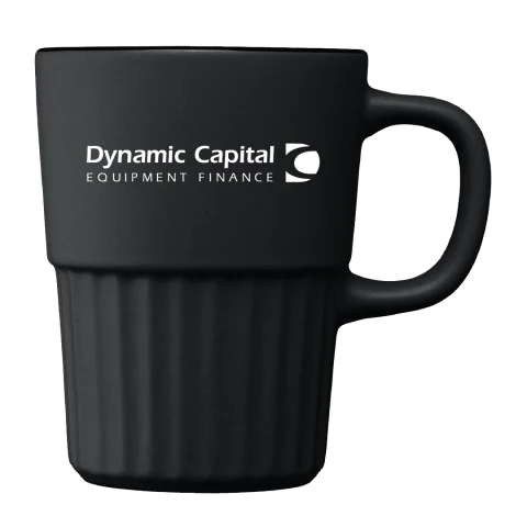 Majesty Ceramic Matte Finish Fluted Mug (15oz)